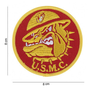 Embleem stof U.S.M.C. Bulldog #16089
