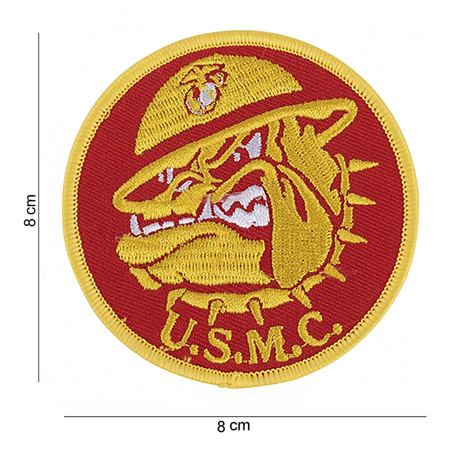 Embleem stof U.S.M.C. Bulldog #16089 Embleem stof U.S.M.C. Bulldog #16089