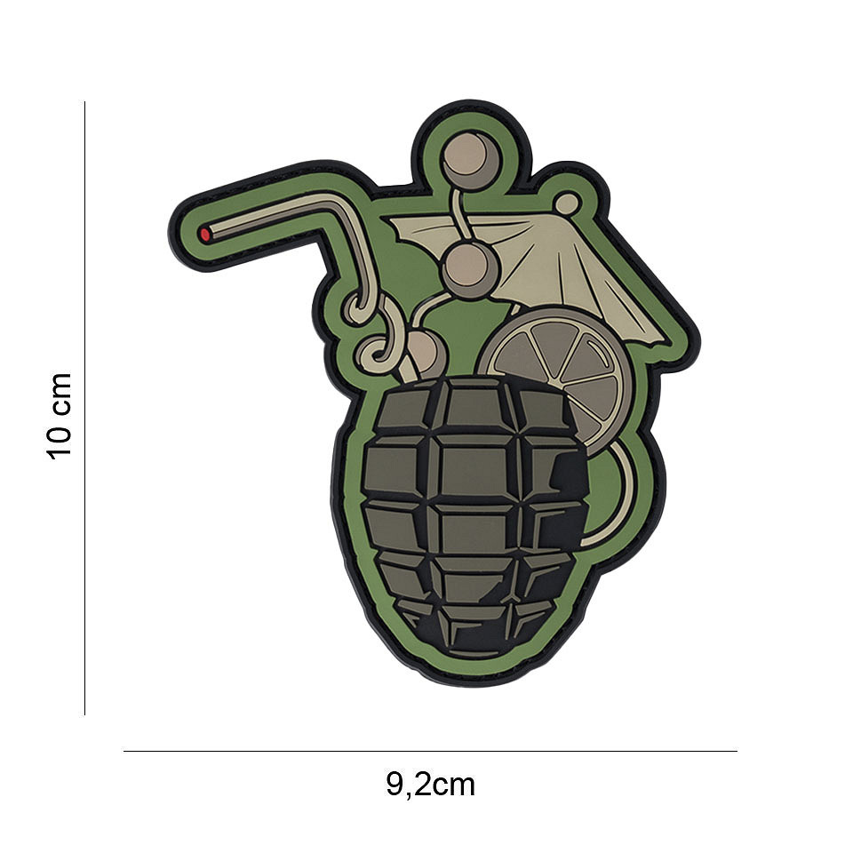 Embleem 3D PVC Cocktail grenade #13057