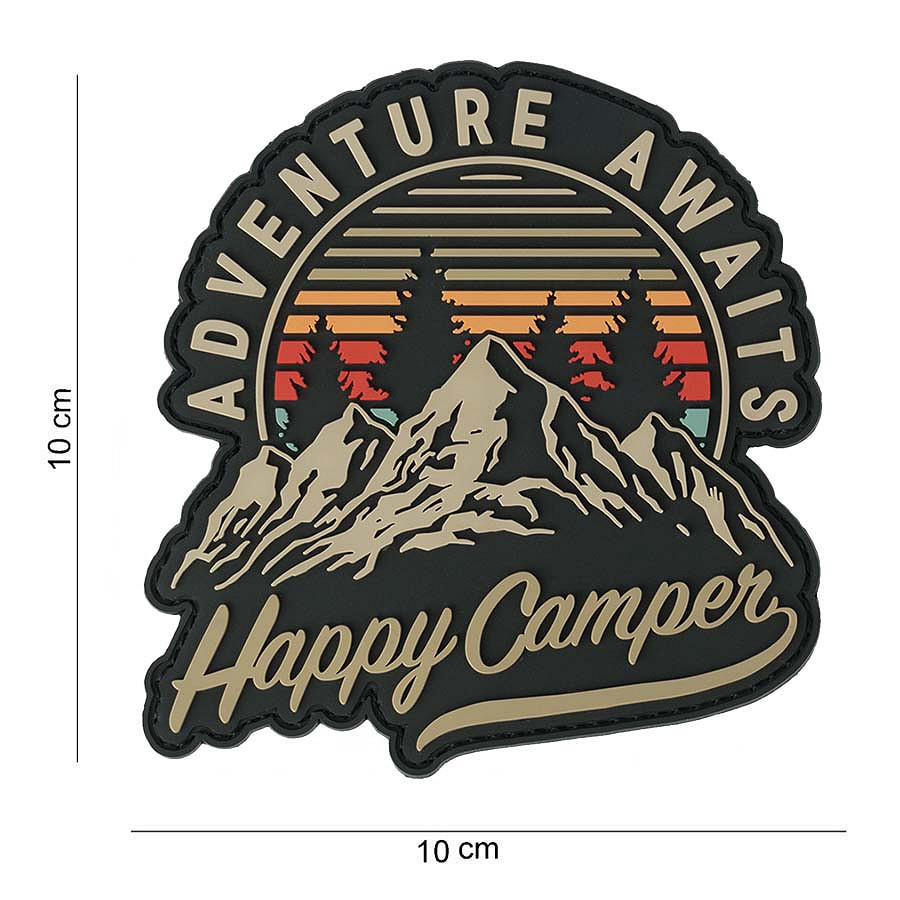 Embleem 3D PVC Happy camper #14087