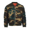 Fostex Garments Kinder MA-1 bomber jas woodland - Thumbnail Image 2