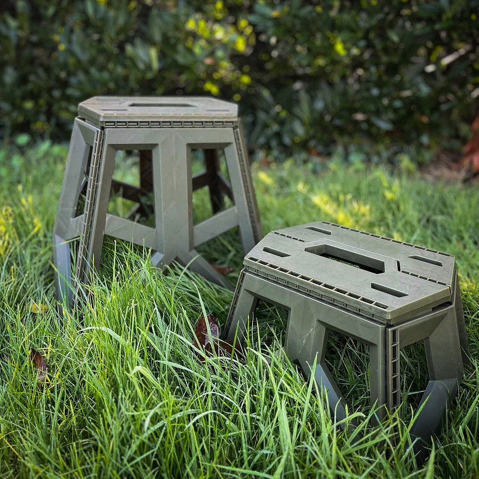Opvouwbare outdoor kruk groot Opvouwbare outdoor kruk groot