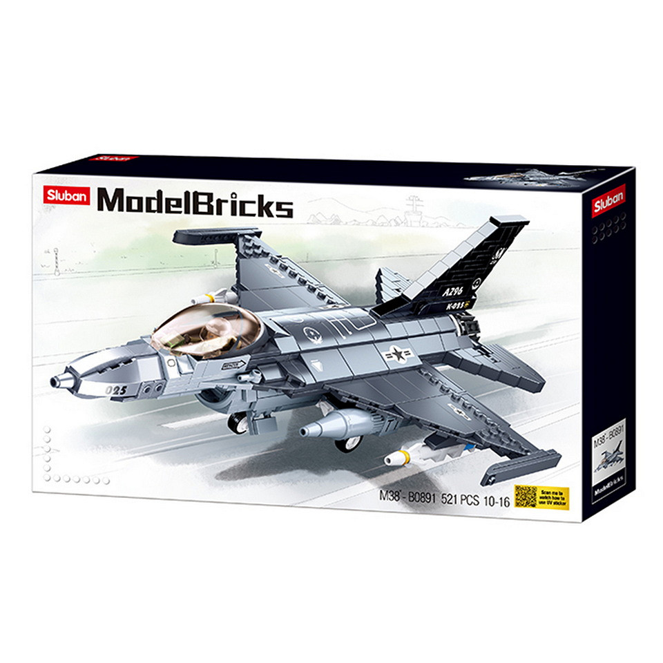 Sluban Sluban Falcon fighter M38-B0891 - Afbeelding 2