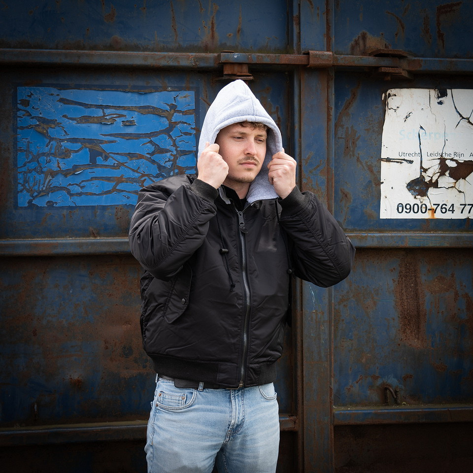 Fostex Garments MA-1 hooded bomber jack - Afbeelding 13