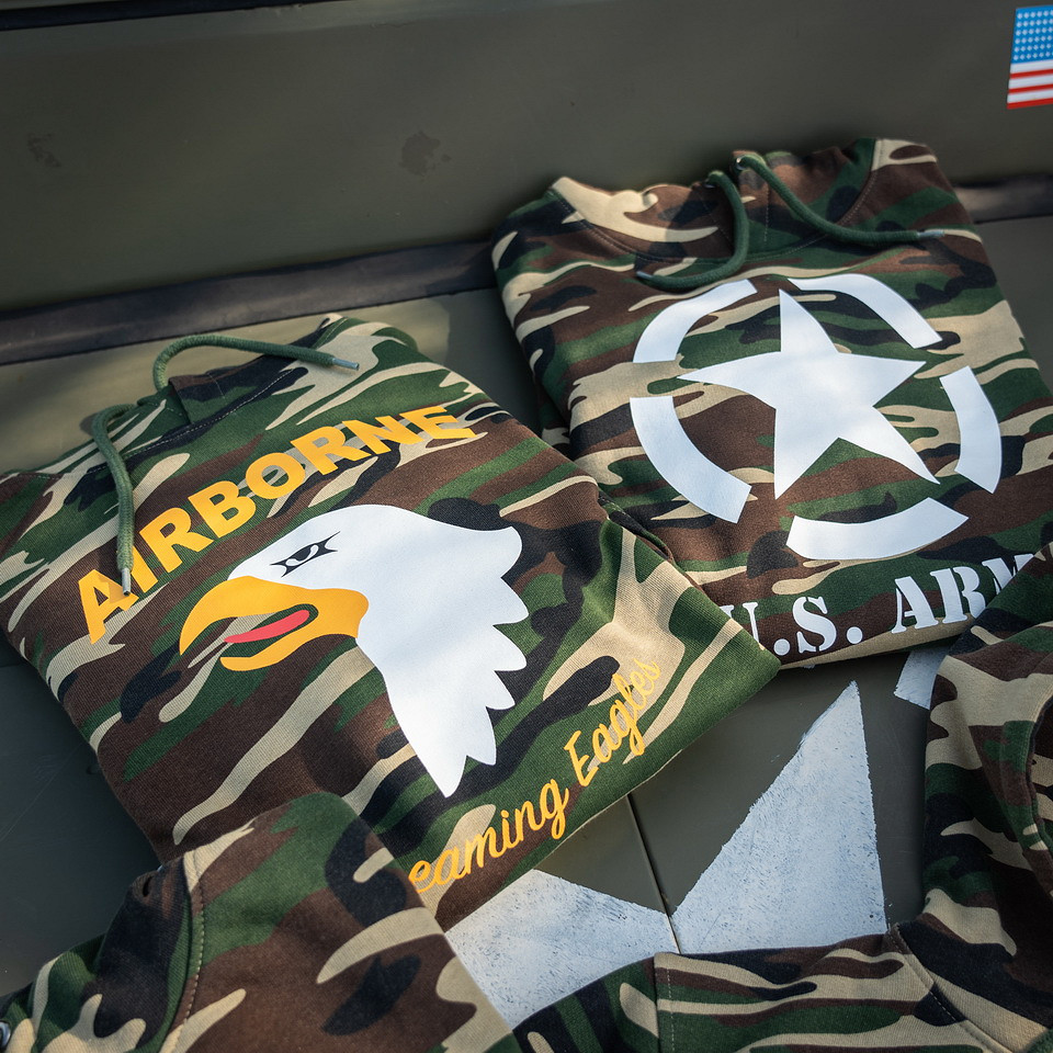 Fostex Garments Hoodie Allied Star U.S. Army camo - Afbeelding 6