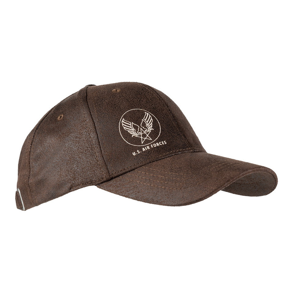 Fostex Garments Baseball Cap U.S. Air Force Leder Look (PU) - Afbeelding 3