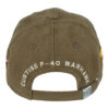 Fostex Garments Baseball Cap Brushed P-40 curtiss - Thumbnail Image 3