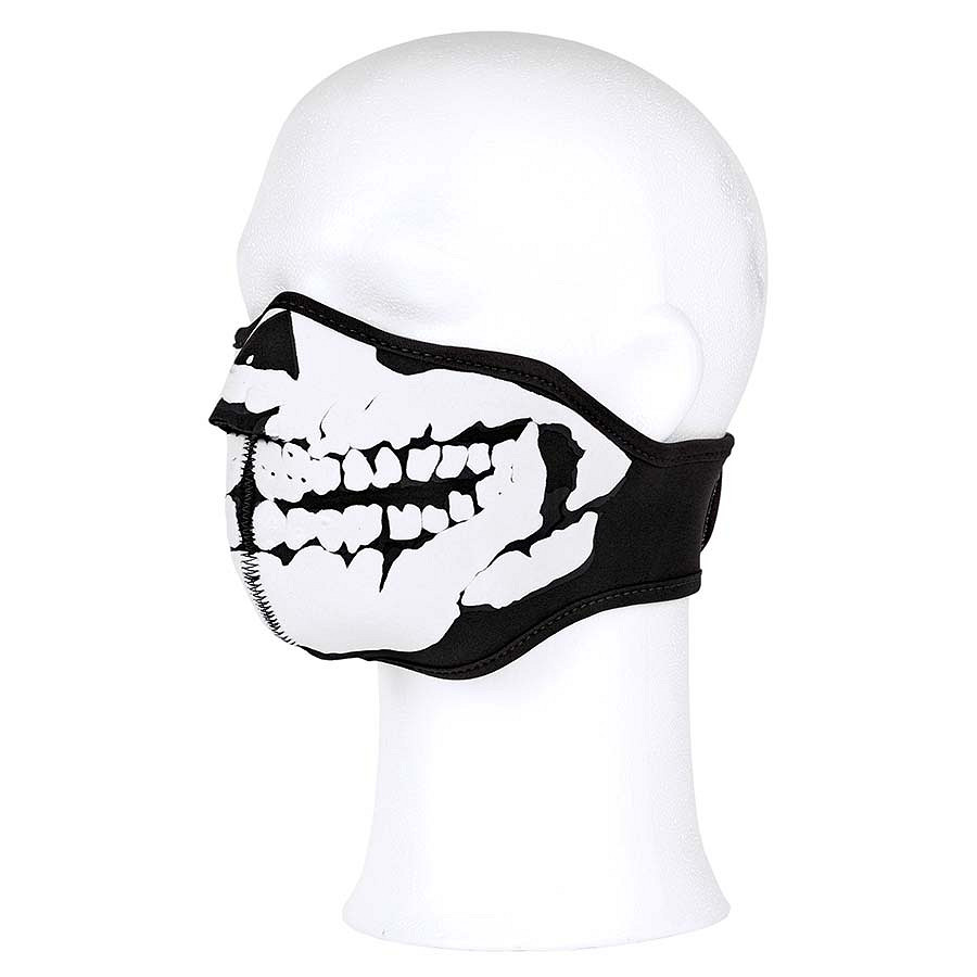 101 INC Gezichts masker neopreen skull 3D - Afbeelding 2
