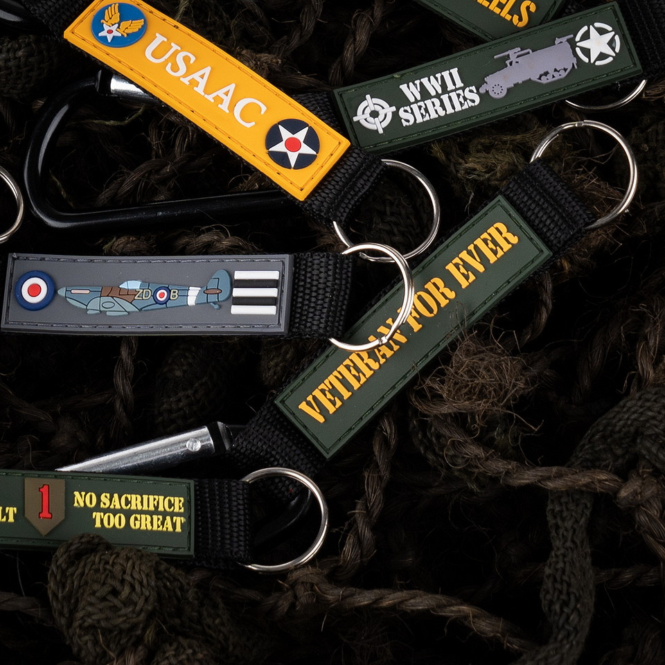 Karabijnhaak / sleutelhanger Veteran for ever #155 - Afbeelding 3