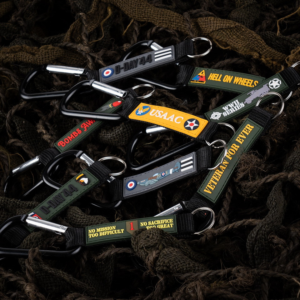 Karabijnhaak / sleutelhanger WWII series #156 - Afbeelding 3