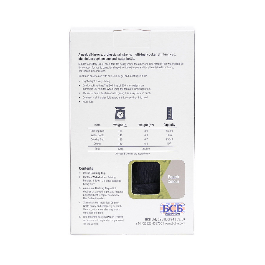 BCB BCB Multi-Fuel Cooking System (5 delig set) CN023 - Afbeelding 10