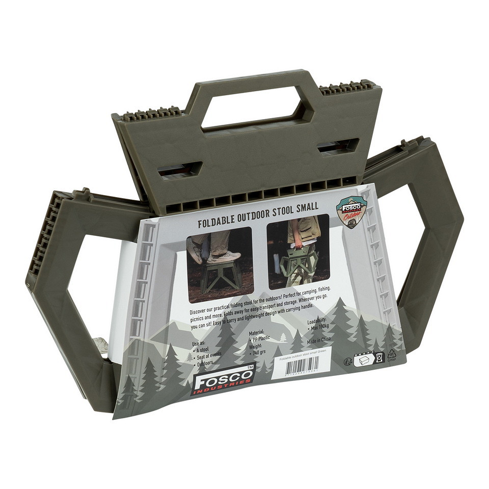 Fosco Industries Opvouwbare outdoor kruk klein - Afbeelding 7