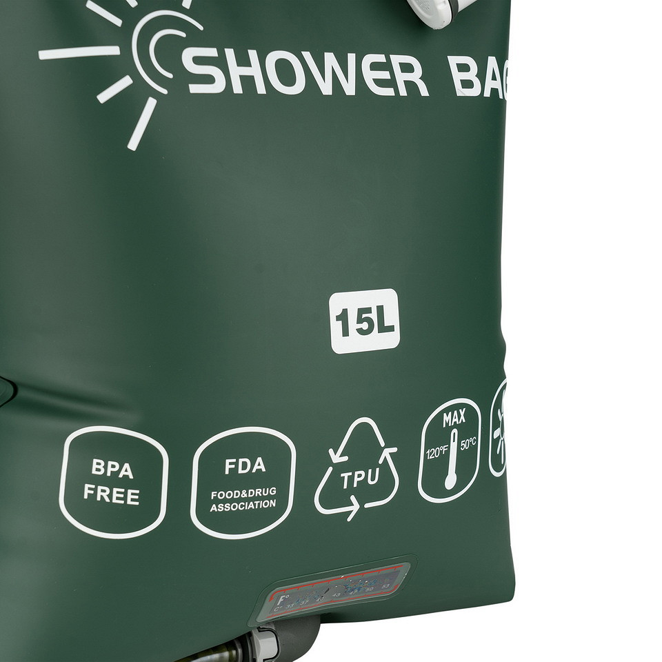 Fosco Industries Camping douche Premium 15L TPU - Afbeelding 2