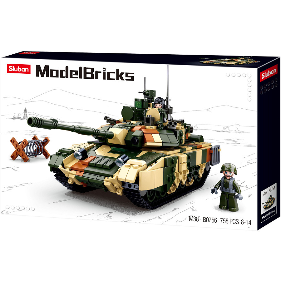 Sluban Sluban Large battle tank M38-B0756 #16147 - Afbeelding 2