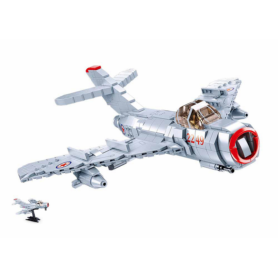 Sluban Sluban Old Russian jet fighter M38-B0983 #16188 - Afbeelding 2