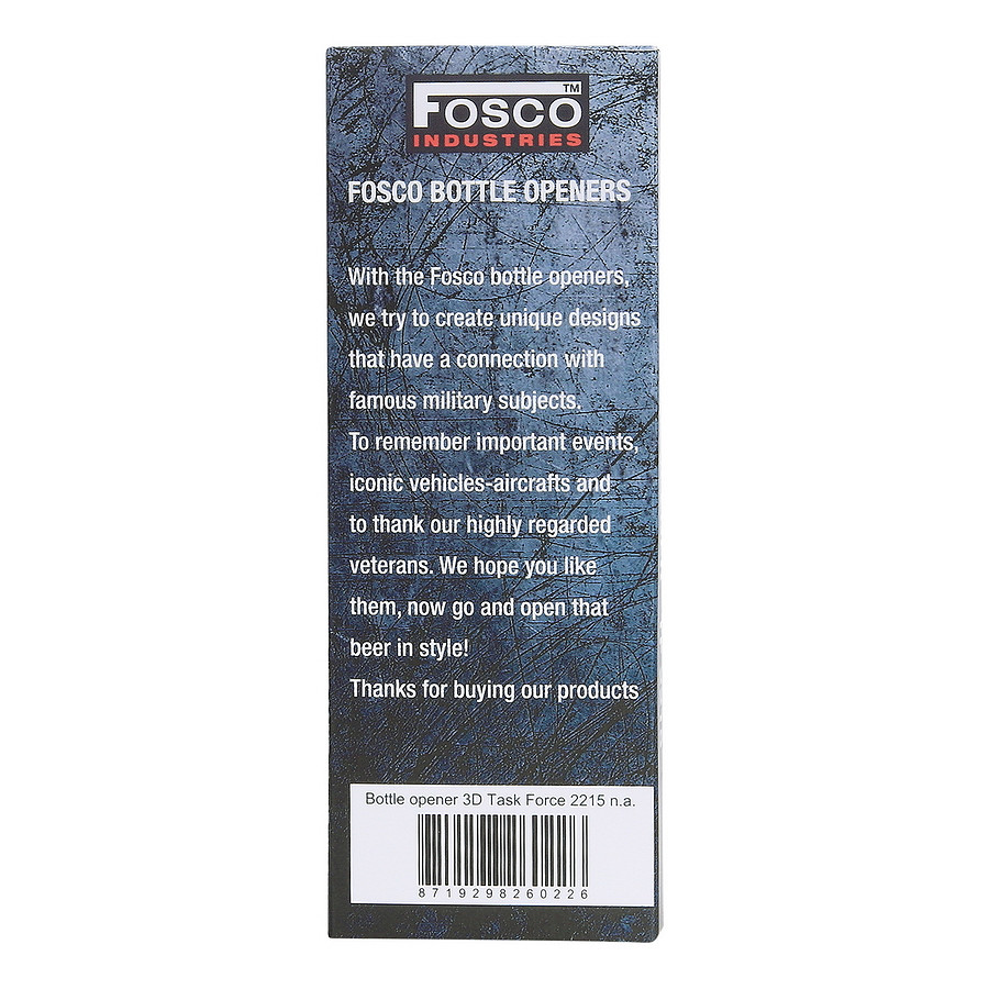 Fosco Industries Flesopener 3D PVC Task Force 2215 - Afbeelding 4