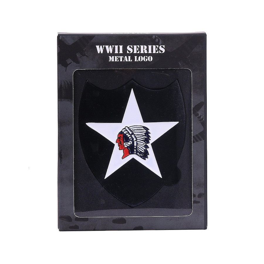 Fostex WWII Series Metaal logo 2nd Infantry Division - Afbeelding 2