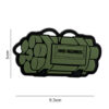 Embleem 3D PVC Kind regards groen #8133 - Thumbnail Image 2