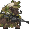Task Force 2215 TF-2215 Embleem 3D PVC Sniper Ox Nr.3 #23013 - Thumbnail Image 2