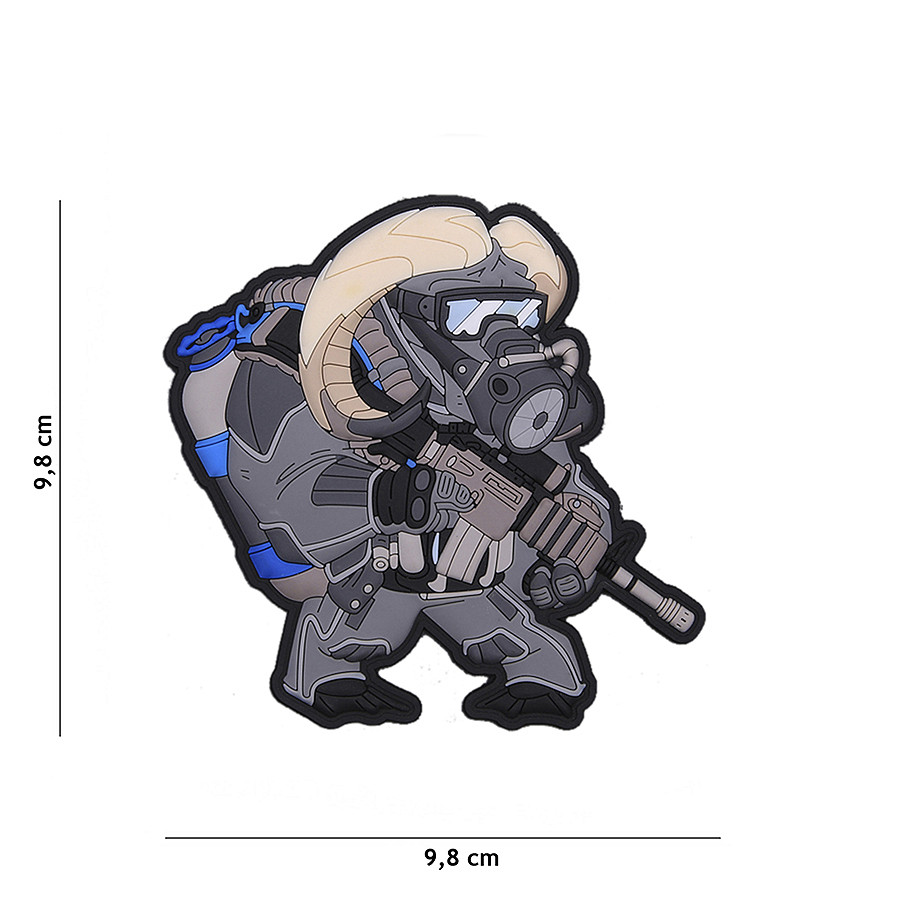 Task Force 2215 TF-2215 Embleem 3D PVC Frogman Ox Nr.5 #23015 - Afbeelding 3