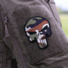 Embleem stof fijn geweven Punisher Woodland #7143 - Thumbnail Image 2