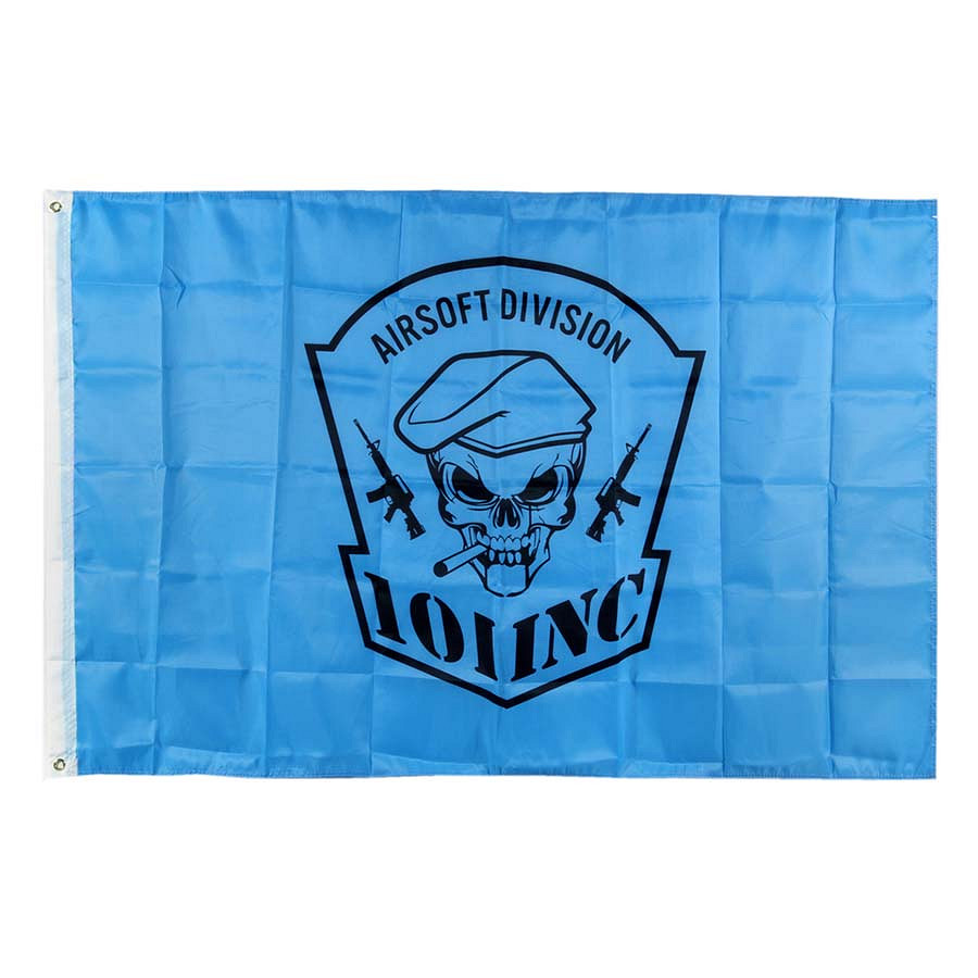 101 INC Vlag 101 INC skull + sigaar - Afbeelding 4