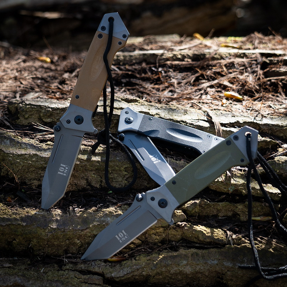 101 INC Folding knife (mes) Heavy DA35 - Afbeelding 13