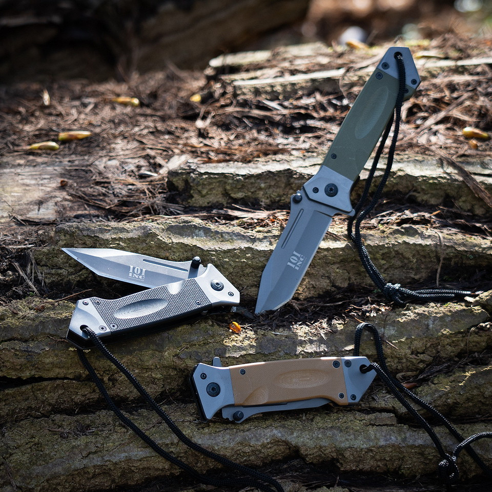 101 INC Folding knife (mes) Heavy DA35 - Afbeelding 5