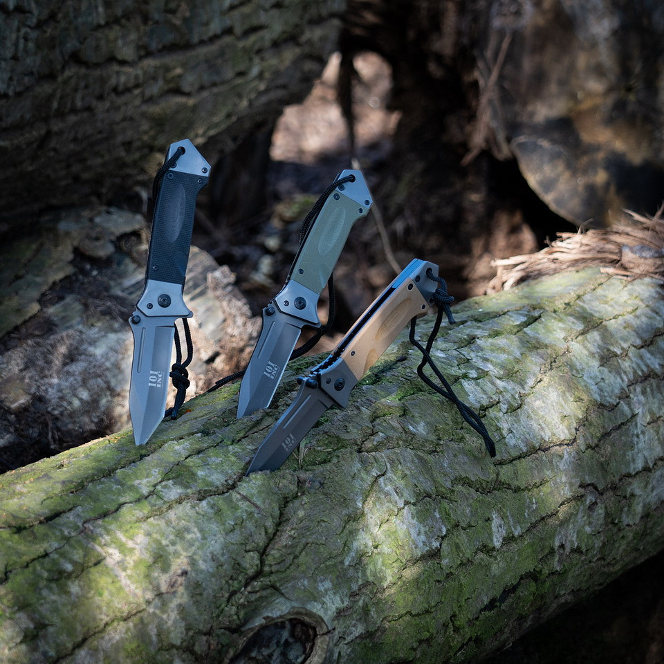 101 INC Folding knife (mes) Heavy DA35 - Afbeelding 17