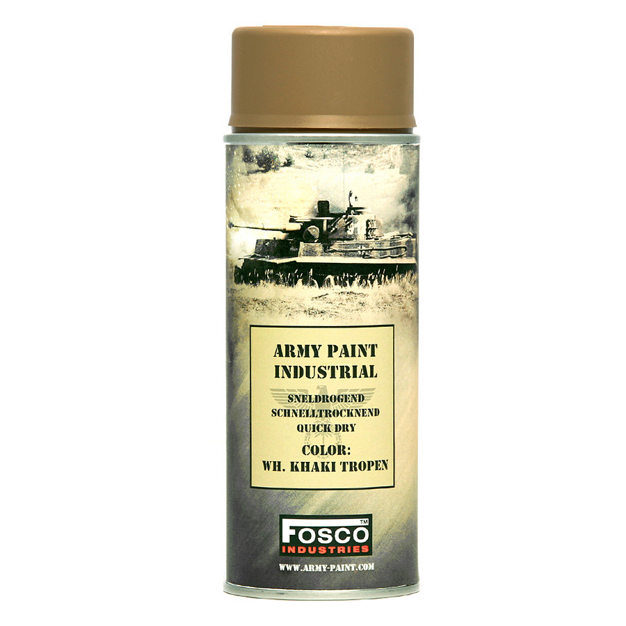 Doos Spuitbus leger verf 400 ml á 6 stuks Doos Spuitbus leger verf 400 ml á 6 stuks