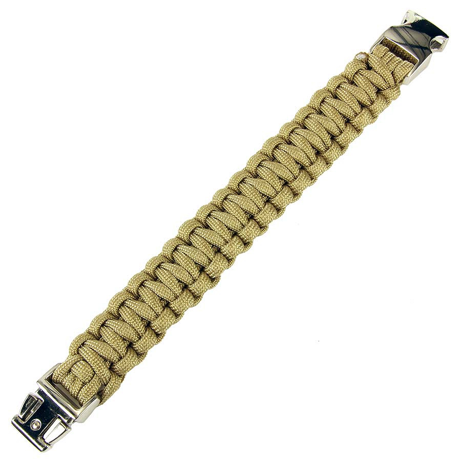 101 INC Paracord bracelet silver buckle K2139 8 inch - Afbeelding 2