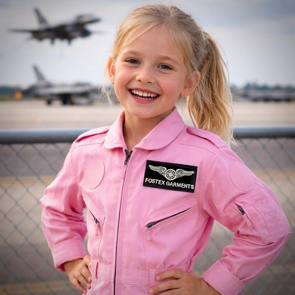 Fostex Garments Kinder overall Pink - Afbeelding 10