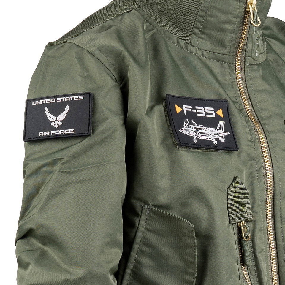 Fostex Garments Kinder F-35 Flight Jacket - Afbeelding 5