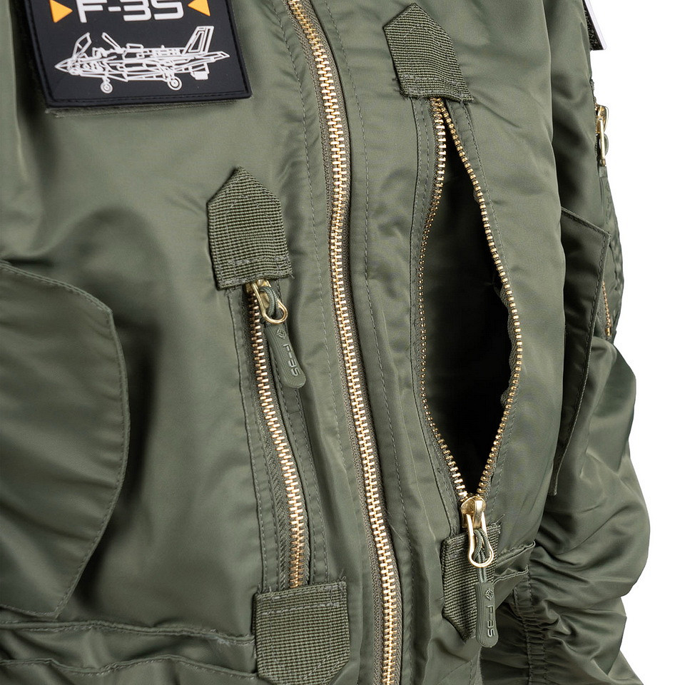 Fostex Garments Kinder F-35 Flight Jacket - Afbeelding 9