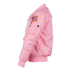 Kinder MA-1 flight jacket roze