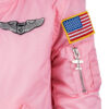 Fostex Garments Kinder MA-1 flight jacket roze - Thumbnail Image 5