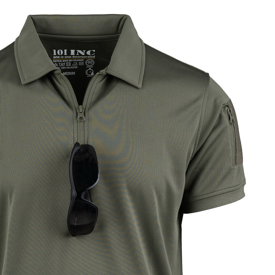 101 INC Tactical zip polo Quick Dry - Afbeelding 2