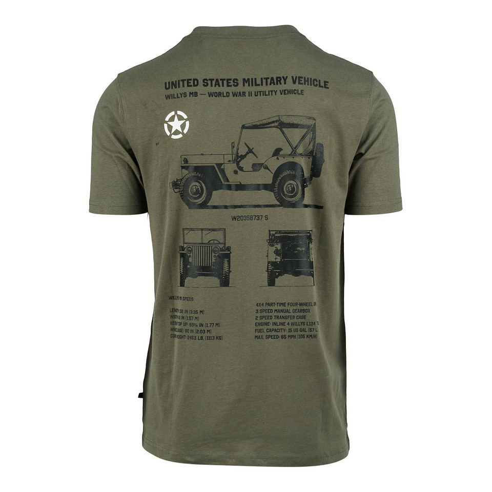 Fostex Garments T-shirt Willy MB Badge - Afbeelding 2