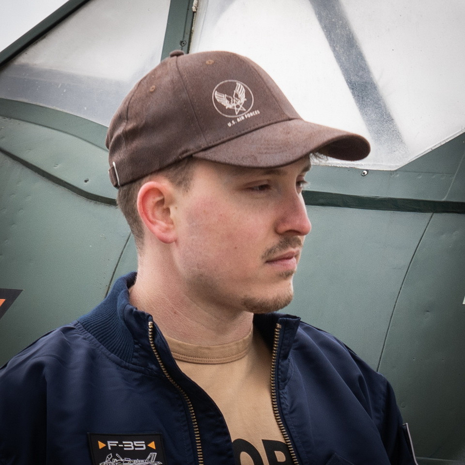 Fostex Garments Baseball Cap U.S. Air Force Leder Look (PU) - Afbeelding 5
