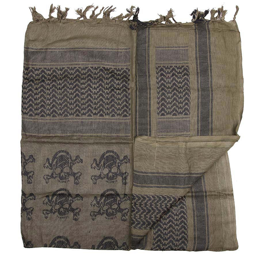 101 INC PLO sjaal skull bones - Afbeelding 2