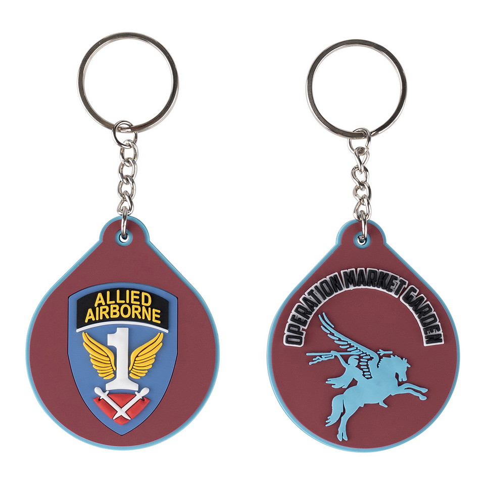 Sleutelhanger 3D PVC Market Garden Allied Airborne #170 Sleutelhanger 3D PVC Market Garden Allied Airborne #170