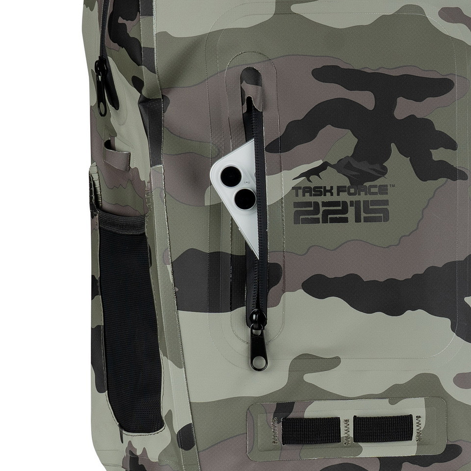 TF-2215 Cordura YKK TF-2215 Ranger Drybag Camo 28L - Afbeelding 7