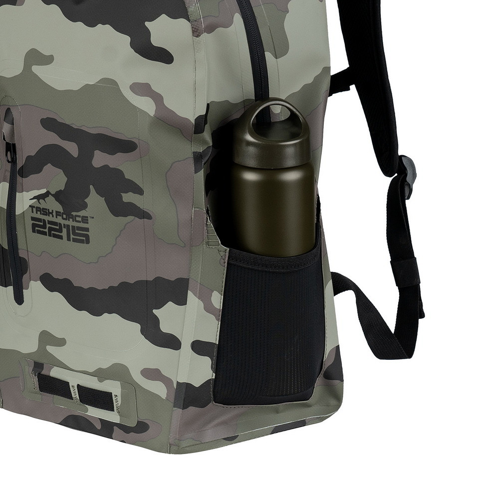 TF-2215 Cordura YKK TF-2215 Ranger Drybag Camo 28L - Afbeelding 8