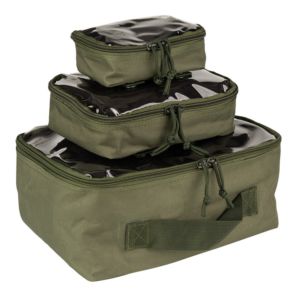 Organizers transparant set van 3 stuks