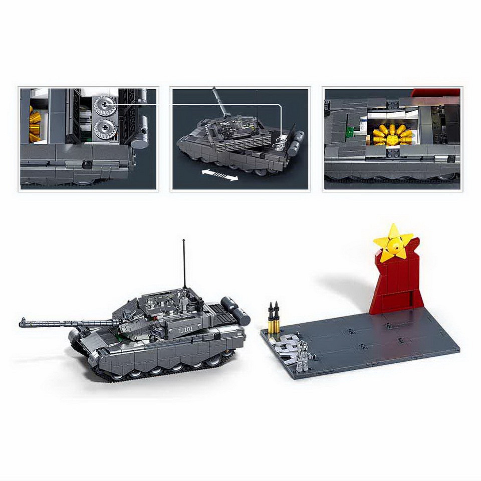 Sluban Sluban Tank ZTS-99AS M38-B1234 #16077 - Afbeelding 2