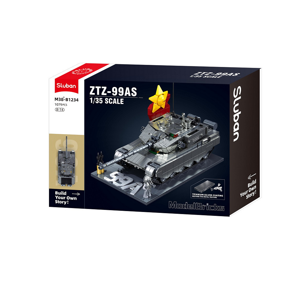 Sluban Sluban Tank ZTS-99AS M38-B1234 #16077 - Afbeelding 5