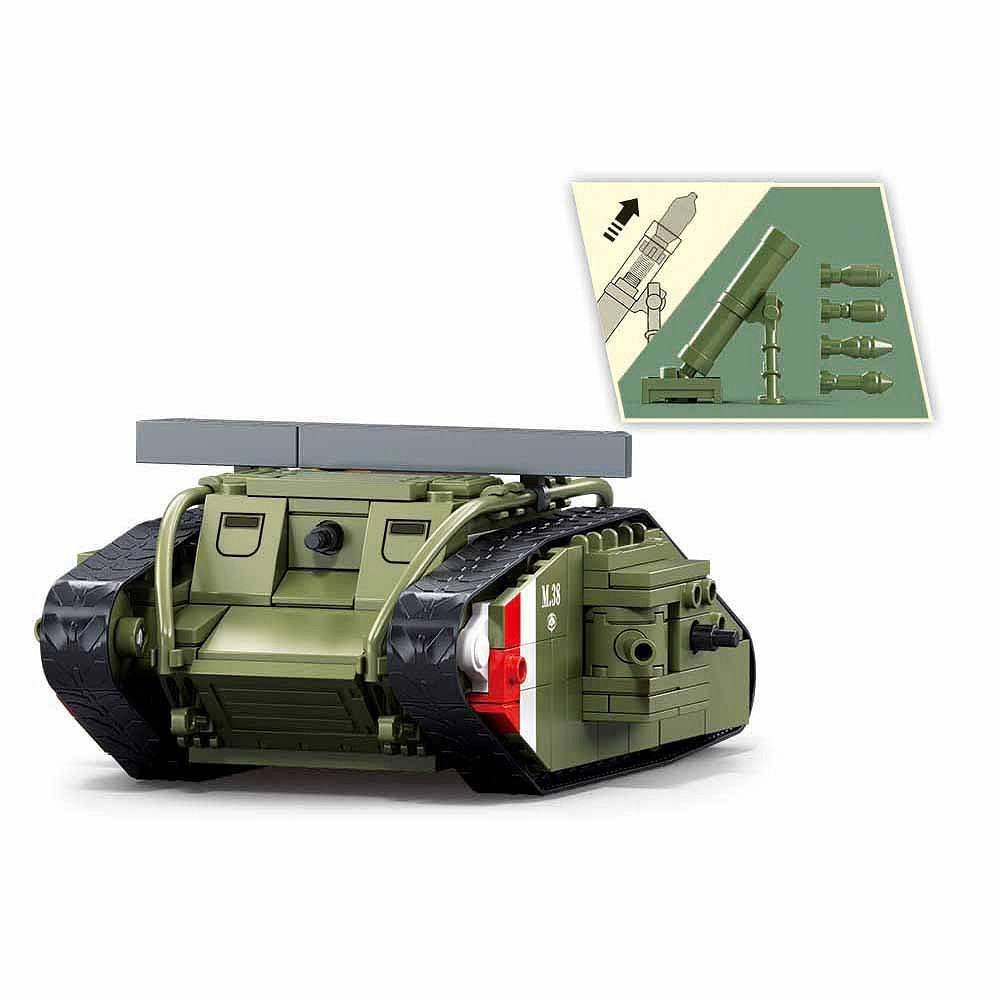 Sluban Sluban Army aanvallende tank WWII - Mark Vs M38-B1296 - Afbeelding 3