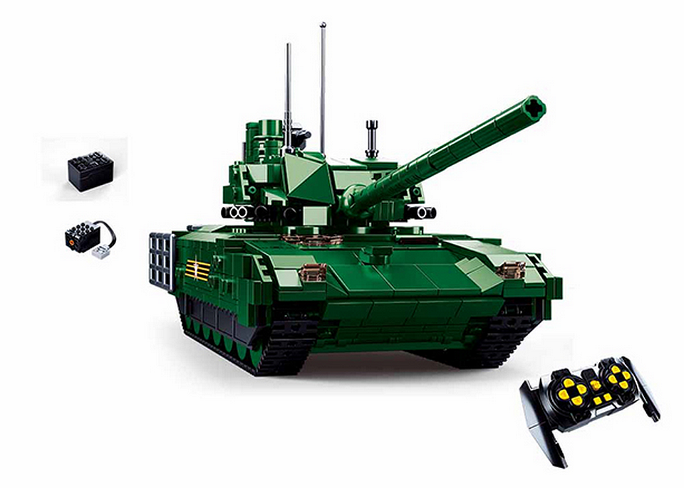 Sluban Army RC gevechts tank M38-B0850 #17004