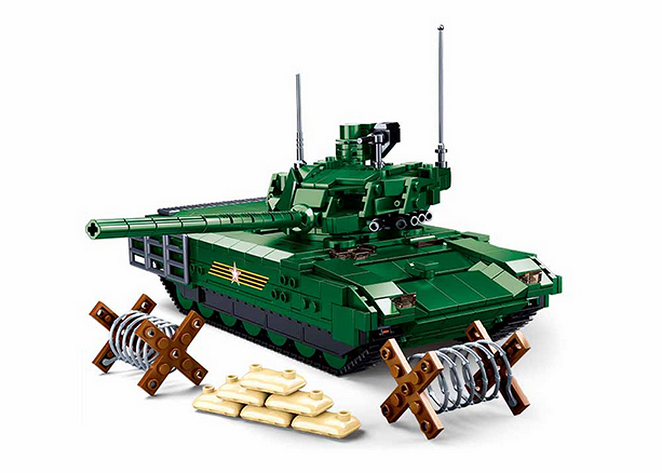 Sluban Sluban Army RC gevechts tank M38-B0850 #17004 - Afbeelding 2