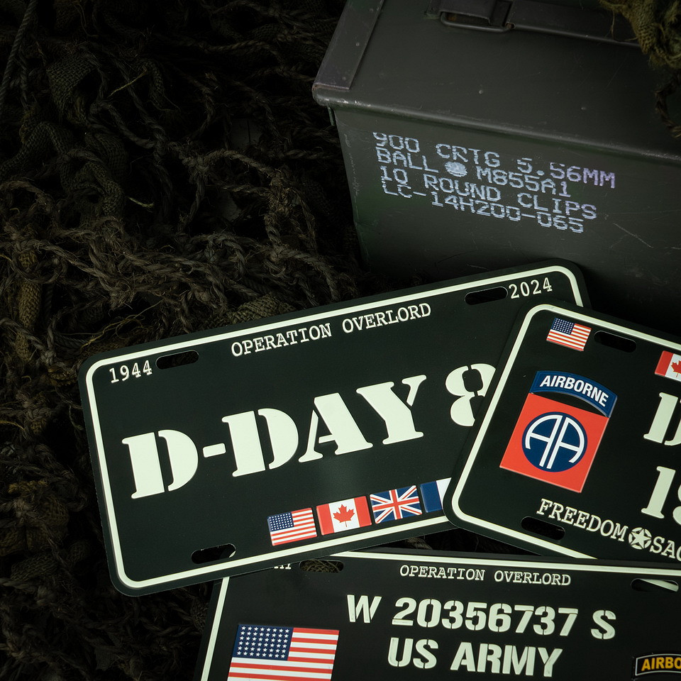 Nummerplaat D-Day 80 - Afbeelding 2